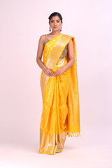 Yellow  Silk  SareeIMG_6688