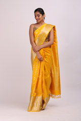 Yellow  Silk  SareeIMG_6696