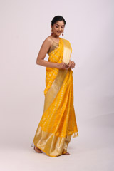 Yellow  Silk  SareeIMG_6697