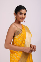 Yellow  Silk  SareeIMG_6700