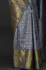 Grey Silk Saree_DSC4768