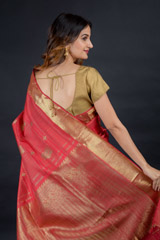 Pink Peacock Kanchivaram Saree_DSC2457