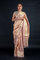 Baby Pink Kanchivaram Saree2613_video