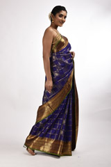 Blue Silk Saree_DSC4816