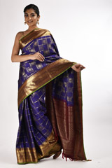 Blue Silk Saree_DSC4820