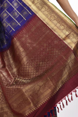 Blue Silk Saree_DSC4828