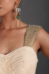 Peach One Shoulder GownIMG_1255