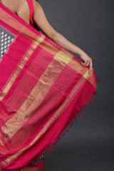 Grey Ikat SareeIMG_5399