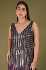 Purple Sequin GownDSC05639