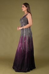 Purple Sequin GownDSC05641