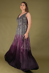 Purple Sequin GownDSC05644