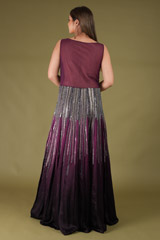 Purple Sequin GownDSC05645