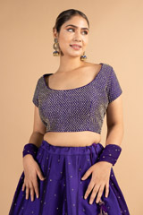 Studded Blouse Lehenga  SetDSC00362