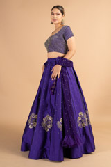 Studded Blouse Lehenga  SetDSC00365