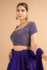 Studded Blouse Lehenga  SetDSC00368