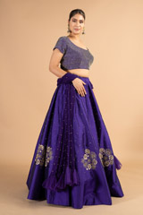 Studded Blouse Lehenga  SetDSC00369
