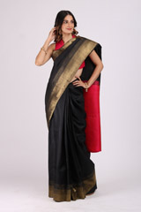 Black Kanchivaram Saree