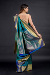 Teal Kanchivaram Saree_DSC2324
