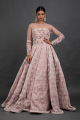 Peach Embellished Gown_DSC7490-Edit