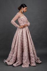 Peach Embellished Gown_DSC7500-Edit