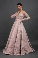 Peach Embellished Gown_DSC7502-Edit