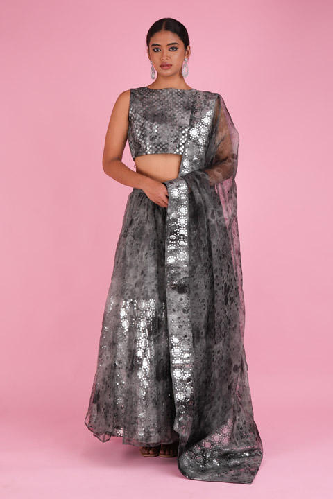 Moon Printed Lehenga