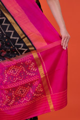 Black Ikat SareeDSC02535