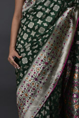 Green Silk Saree_DSC4985