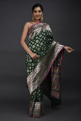 Green Silk Saree_DSC4989