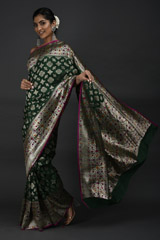 Green Silk Saree
