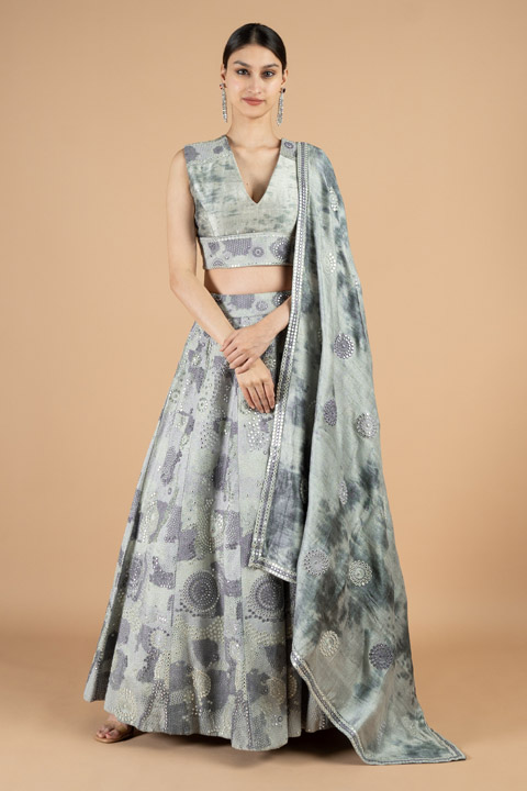 Moon Embroidered Lehenga