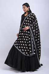 Black Embroidered Lehenga SetIMG_9371
