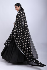 Black Embroidered Lehenga SetIMG_9375