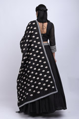 Black Embroidered Lehenga SetIMG_9390