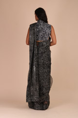 Pixel Printed Embroidered SareeIMG_5878