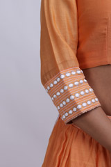 Orange Embroidered Lehenga SetIMG_8964