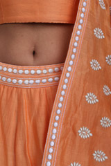 Orange Embroidered Lehenga SetIMG_8965