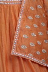 Orange Embroidered Lehenga SetIMG_8968
