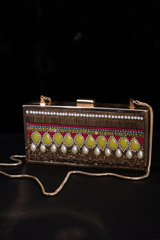 Multicolour Box Clutch