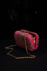 Fuchsia Melody ClutchIMG_1326