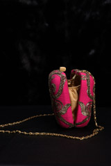 Fuchsia Melody ClutchIMG_1327