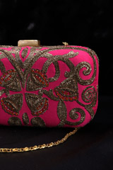 Fuchsia Melody ClutchIMG_1331