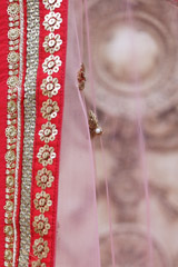 Red And Coral LehengaIMG_0268