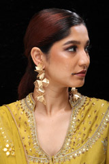 Textured Geometrical Shaped EarringsIMG_1061