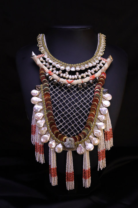 Pearl Beaded Neck Piece