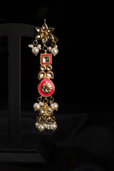 Meenakari Orange Jewelry SetIMG_1243