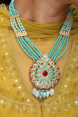 Aqua Green Beads Necklace SetIMG_1120
