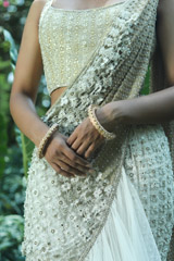 Ivory Gold Rikky Lehenga SareeIMG_8931