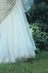 Ivory Gold Rikky Lehenga SareeIMG_8933