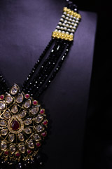 Necklace Set with Black BeadsIMG_0379
